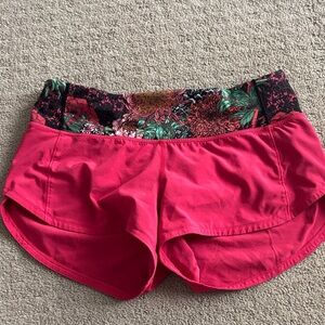 Lululemon Athletica Floral Women's Athletic Shorts limited edition